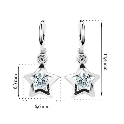 Zlaté dětské náušnice Cutie Jewellery C1942