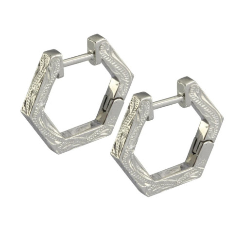 Moderní náušnice z chirurgické oceli GESS294ST