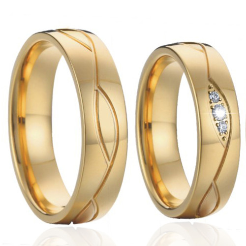 Ocelové snubní prsteny SPPL022