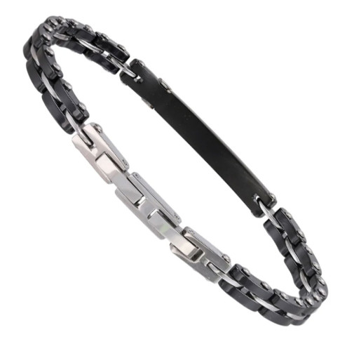 Stylový náramek na ruku z chirurgické oceli CBS38