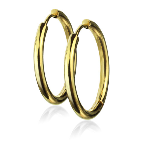 Kruhové náušnice 3065-GD