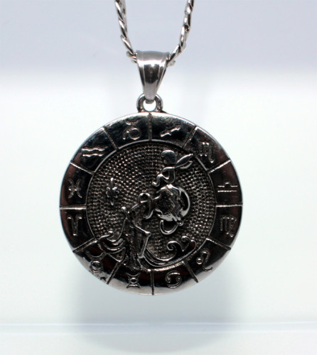 Přívěsek se znamením vodnáře + řetízek WJHP4278