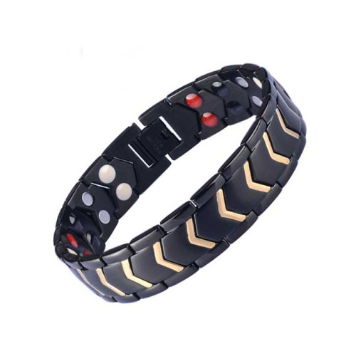 Magnetický pánský náramek z chirurgické oceli WJHB720