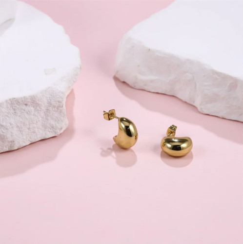 Náušnice slzy chirurgická ocel MESS76