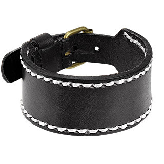 Kožený náramek SESL0145-BK
