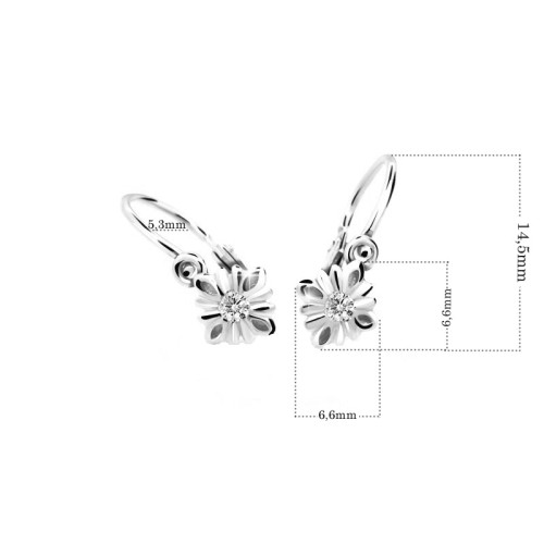 Náušnice pro miminka C2261B