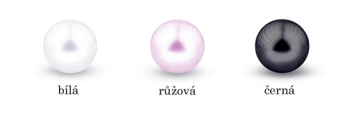 Dostupné barvy perel