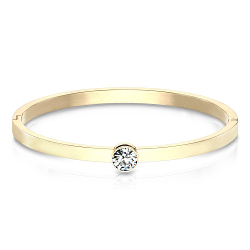 Zlatý náramek ocelový 0986GD