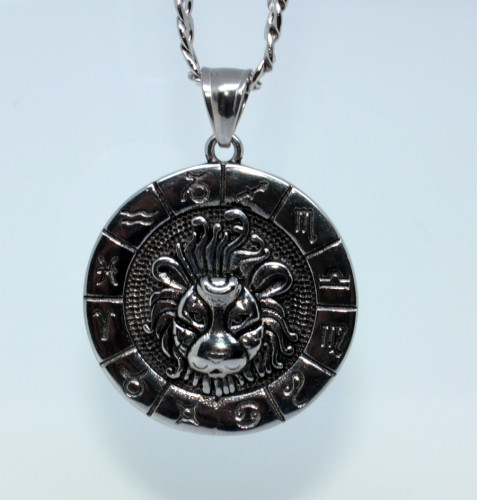 Přívěsek se znamením lva + řetízek WJHP4278