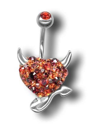 Piercing Swarovski ATC DEVILHEART F
