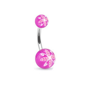 Piercing pupíku 1108 - Violet