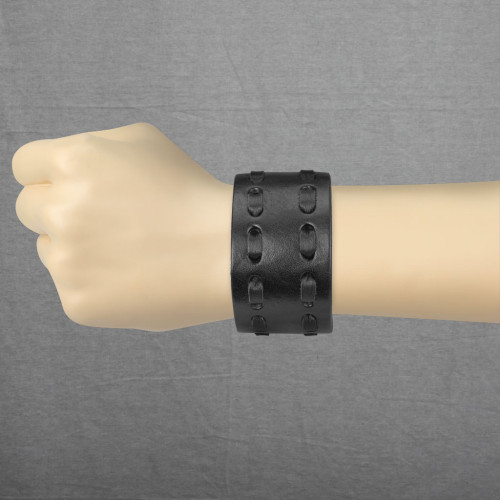 Pánský kožený náramek SESL0217-BK