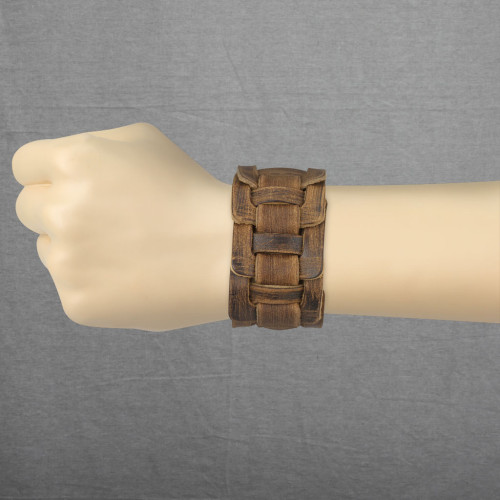 Náramek z kůže SESL0220-BRN